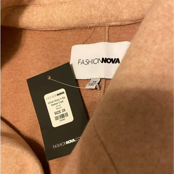 New Fashion Nova Coat 3X - Picture 7 of 9